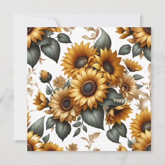 ヒマワリのパッチ日付の保存 セーブザデート (裏面)