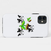 ヒマワリのパンダ Case-Mate iPhoneケース (裏面(横))