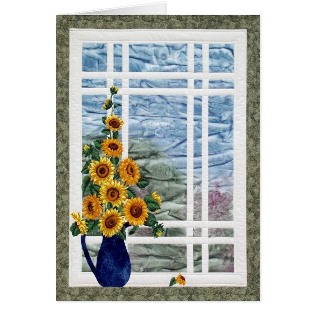 ヒマワリのピッチャーカード (正面)