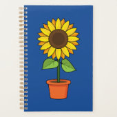 ヒマワリのポット プランナー手帳 (正面)