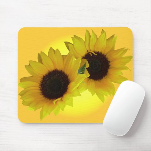 ヒマワリのマウスパッドの美しく黄色い花のギフト マウスパッド (マウス)