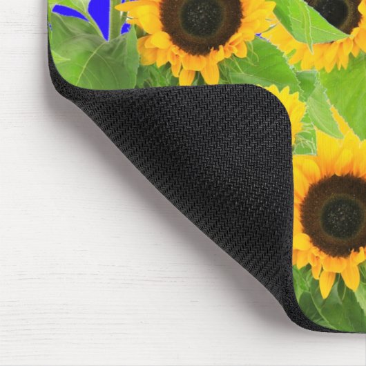 ヒマワリのマウスパッドウクライナ国旗の色 – 自由 マウスパッド (コーナー)