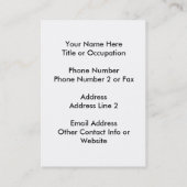 ヒマワリのマクロ写真 名刺 (裏面)