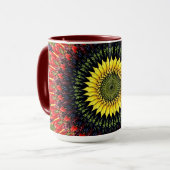 ヒマワリのマグを収穫 マグカップ (正面左)