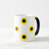 ヒマワリのマグカップデザイン モーフィングマグカップ (正面右)