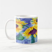 ヒマワリのマグ コーヒーマグカップ (左)