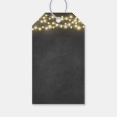 ヒマワリのメイスンジャール結婚カルボードありがとう ギフトタグ (裏面)