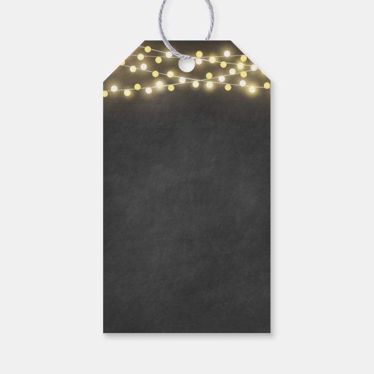 ヒマワリのメイスンジャール結婚カルボードありがとう ギフトタグ (裏面)