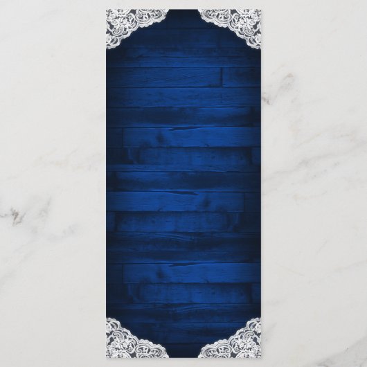 ヒマワリのメイソンジャールウッドレース結婚のメニューカード メニュー (裏面)