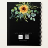 ヒマワリのユーカリの黒人名2023 プランナー手帳 (裏面)