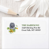 ヒマワリのユーカリプツチョウドグレーベル ラベル (インサイチュ)