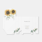 ヒマワリのユーカリ文字結婚フローラ フェイバーボックス (折り畳みなし)