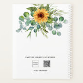 ヒマワリのユーカリ プランナー手帳 (裏面)