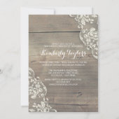 ヒマワリのレースの写真の卒業パーティーの発表 招待状 (裏面)