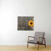 ヒマワリのレースの結婚式の写真ブースの背景幕 タペストリー (インサイチュ(横))