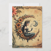 ヒマワリの三日月女王  招待状 (裏面)