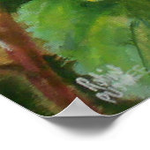 ヒマワリの上の蝶 ポスター (角)