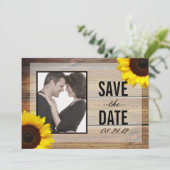 ヒマワリの保存日付の招待 セーブザデート (スタンド正面)