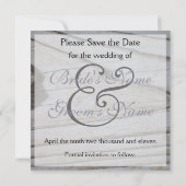 ヒマワリの保存barnwoodが付いている日付 セーブザデート (裏面)