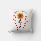 ヒマワリの個人設カスタム定引用文 クッション (正面)