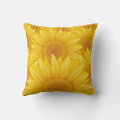 ヒマワリの分野 クッション (裏面)