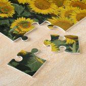 ヒマワリの分野 ジグソーパズル (側面)
