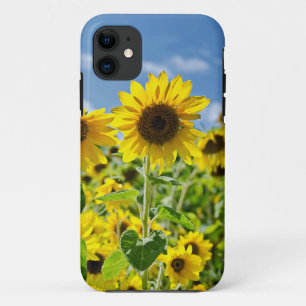 ヒマワリの分野 iPhone 11 ケース