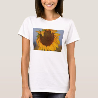 ヒマワリの印象のティー Tシャツ