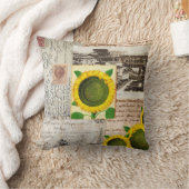 ヒマワリの古代ローマのイタリア人の枕 クッション (ブランケット)