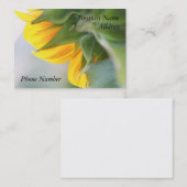 ヒマワリの名刺はそれにあなた専有物をします! 名刺 (正面/裏面)