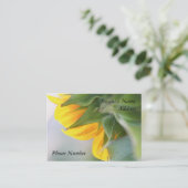 ヒマワリの名刺はそれにあなた専有物をします! 名刺 (スタンド正面)