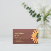 ヒマワリの名刺 名刺 (スタンド正面)