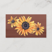 ヒマワリの名刺 名刺 (裏面)