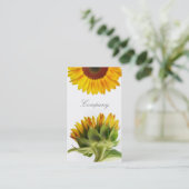 ヒマワリの名刺 名刺 (スタンド正面)