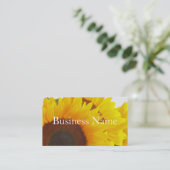 ヒマワリの名刺 名刺 (スタンド正面)