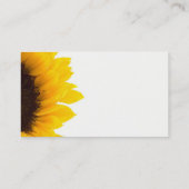 ヒマワリの名刺 名刺 (裏面)