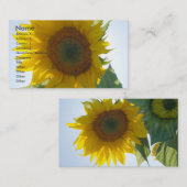 ヒマワリの名刺 名刺 (正面/裏面)