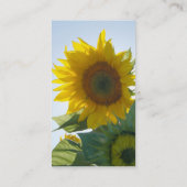 ヒマワリの名刺 名刺 (裏面)