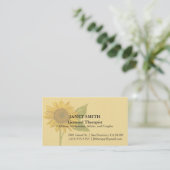 ヒマワリの名刺 名刺 (スタンド正面)