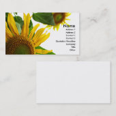ヒマワリの名刺 名刺 (正面/裏面)