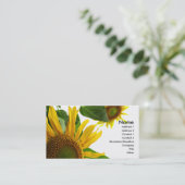 ヒマワリの名刺 名刺 (スタンド正面)