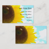 ヒマワリの名刺(2) 名刺 (正面/裏面)