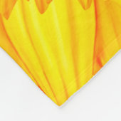 ヒマワリの命の種 – 神聖な幾何学 フリースブランケット (角)