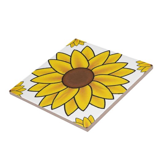 ヒマワリの国 タイル (側面)