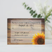 ヒマワリの国RSVPカード 出欠カード (スタンド正面)