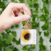 ヒマワリの夢の詩のキーホルダー キーホルダー (手)