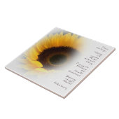 ヒマワリの夢の詩のセラミックタイル タイル (側面)