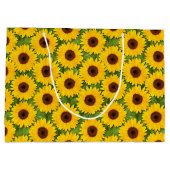 ヒマワリの大きいギフトバッグ ラージペーパーバッグ (裏面)