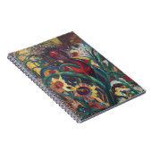 ヒマワリの女性のノート ノートブック (右側)