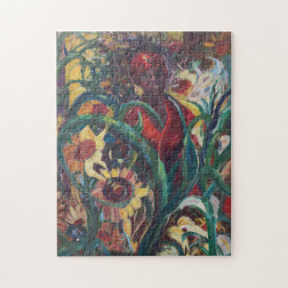 ヒマワリの女性#1のパズル ジグソーパズル